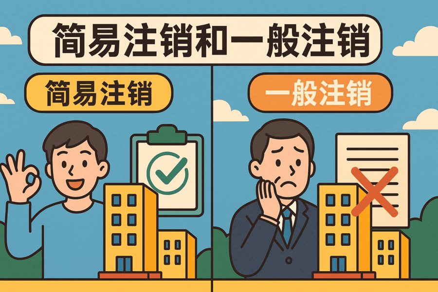 拉薩公司注銷方式有哪些？簡易注銷和一般注銷怎么選？