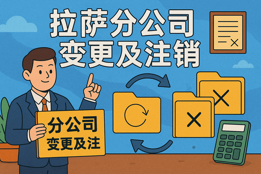 拉薩分公司營業(yè)執(zhí)照及印章遺失，如何辦理變更及注銷？